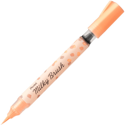 Маркер-кисть "Milky Brush", оранжевый пастельный