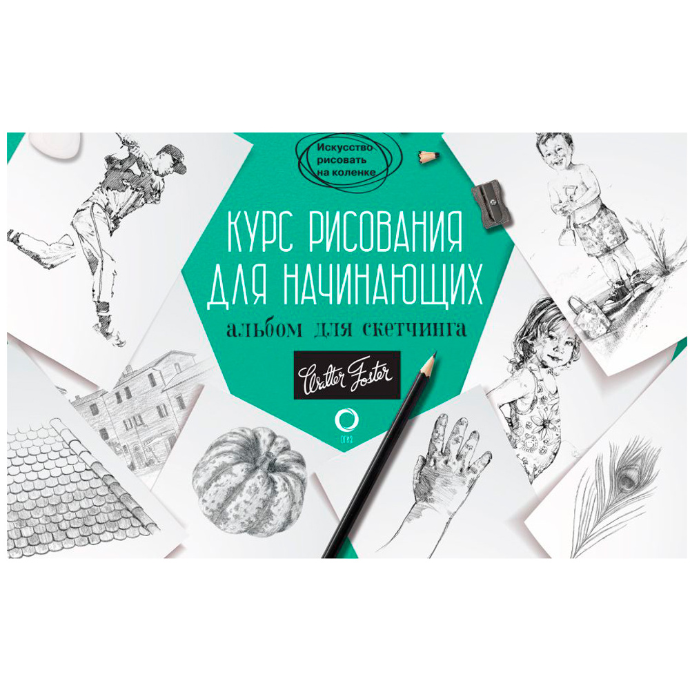 Книга "Курс рисования для начинающих. Альбом для скетчинга", Кардаччи Д.