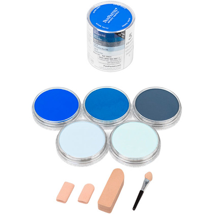 Ультрамягкая пастель "PanPastel Blues Set", 5 цветов