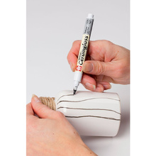 Маркер для стекла и керамики "Pen-Touch CeramGlass" Medium, 2 мм, оранжевый