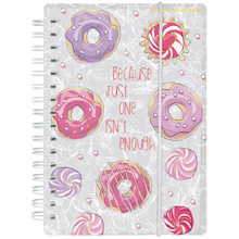 Блокнот "Cute Journal mini. Сладкое настроение. Пончики", A6, 80 листов, клетка, белый