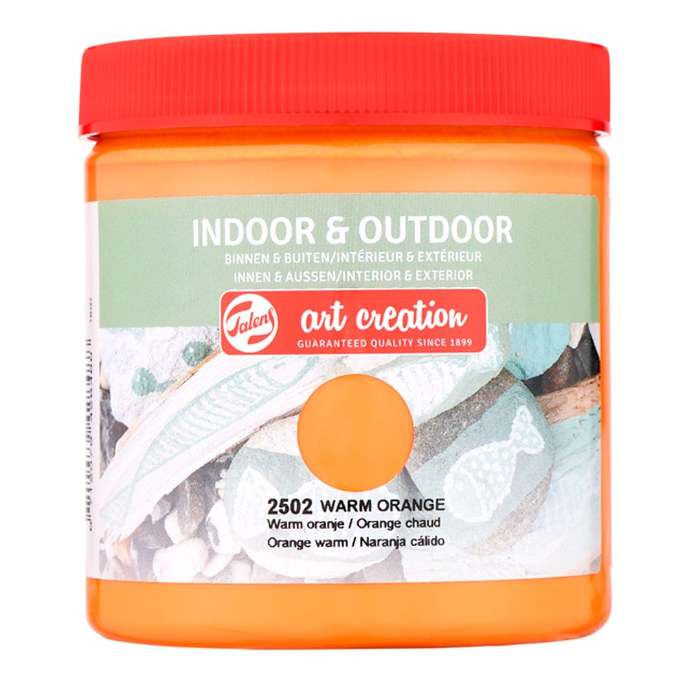 Краски декоративные "INDOOR & OUTDOOR", 250 мл, 2502 оранжевый теплый