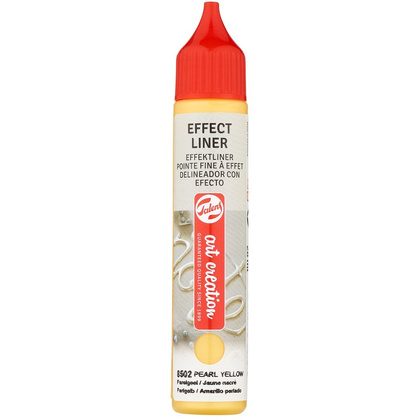 Контур декоративный "EFFECT LINER", 28 мл, 8502 желтый жемчужный