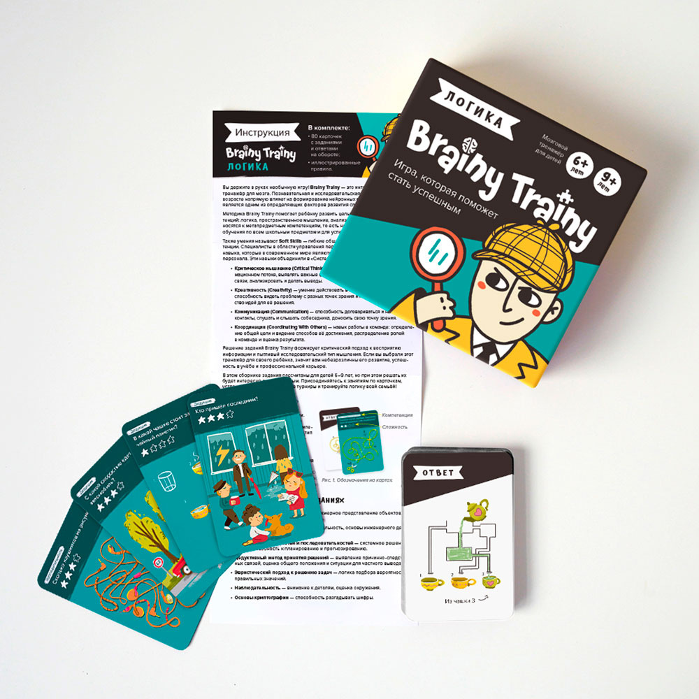 Игра настольная Brainy Trainy "Логика" - 4