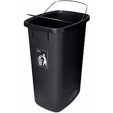 Урна Plafor Sort bin для мусора 28л, цв.черный