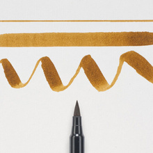 Маркер акварельный "Koi Color Brush", темно-коричневый