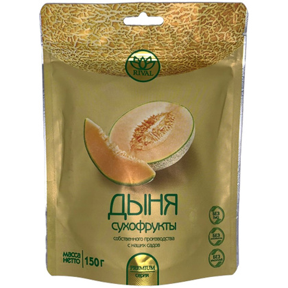 Сухофрукты "Ривал", дыня сушеная, 150 г