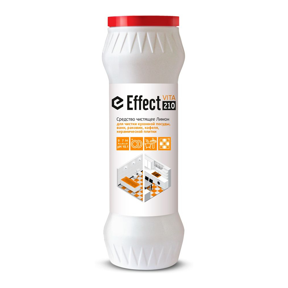 Порошок чистящий Effect Вита 210 лимонный всплеск, 400 г