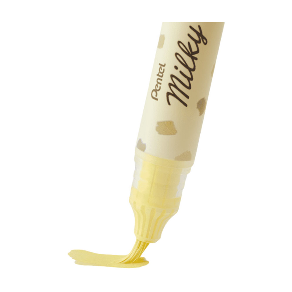 Маркер-кисть "Milky Brush", желтый пастельный - 2