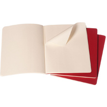 Блокнот "Cahier Journal Xlarge", А4, 190x250 мм, 60 л, 3 шт, клюквенный