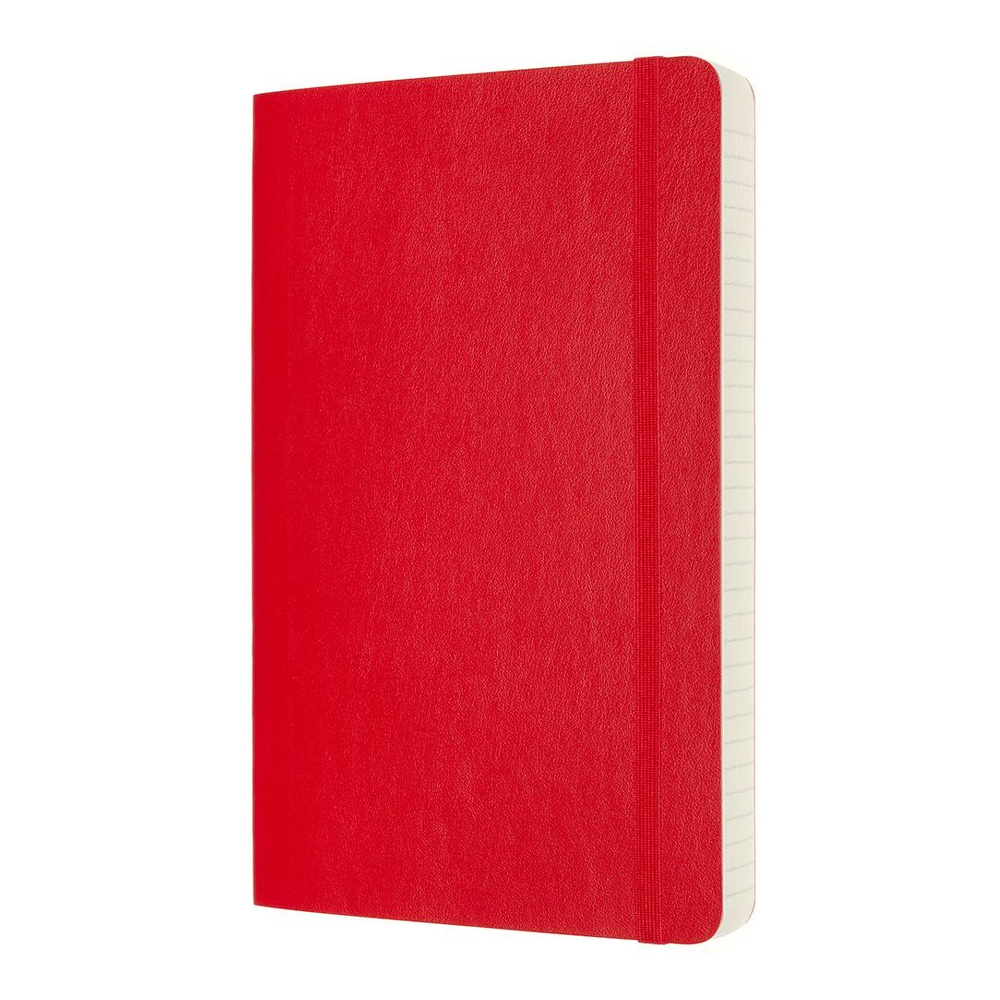 Блокнот "Classic Soft Expended Large", А5, 200 листов, линейка, красный - 2