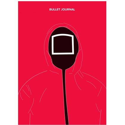 Блокнот. Bullet journal (квадрат) (по мотивам сериала "Игра в кальмара"), А4, 40 листов 
