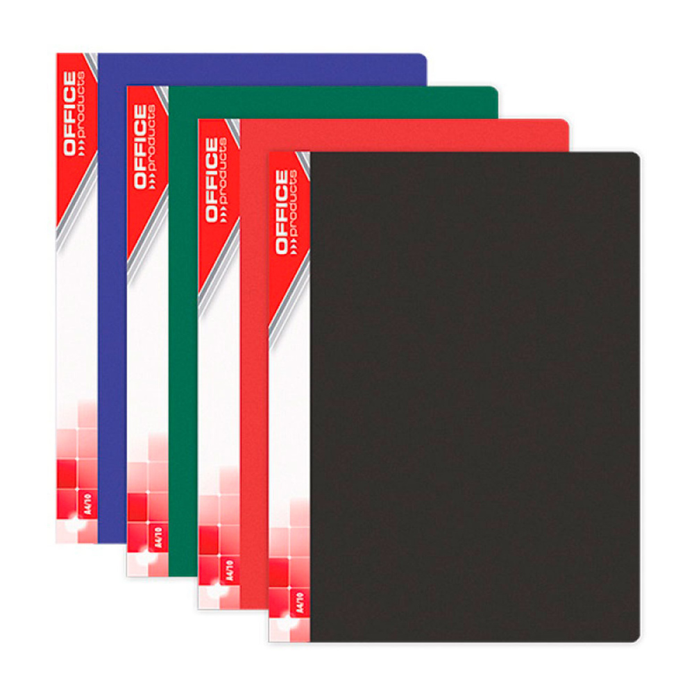 Папка c файлами "Office Product", 20 карманов, черный - 2