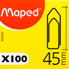 Скрепки Maped, 45 мм, 100 шт, серебристый - 3