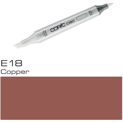 Маркер перманентный "Copic ciao", E-18 медь