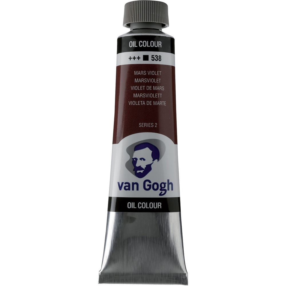 Краски масляные "Van Gogh", 538 марс фиолетовый, 40 мл, туба