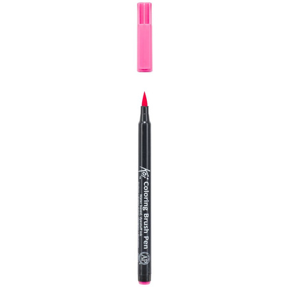 Маркер акварельный "Koi Color Brush", розовый - 3