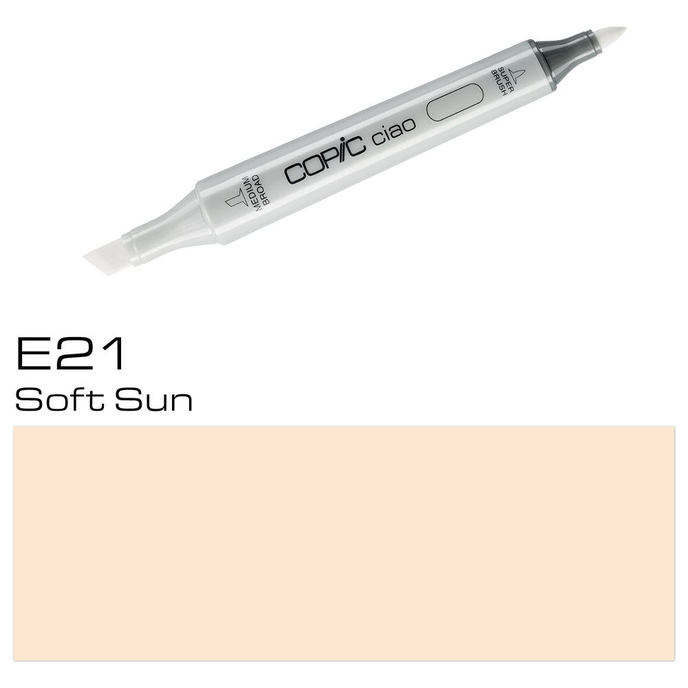 Маркер перманентный "Copic ciao", E-21 мягкое солнце