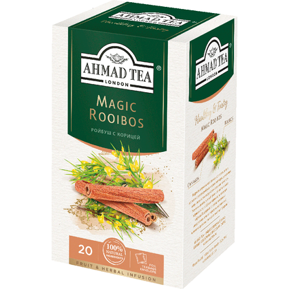 Чай "Ahmad Tea" Magic Rooibos, 20 пакетиковx2 г, травяной