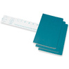 Блокнот "Cahier Journal Large", А5, 40 листов, линейка, 3 шт, голубой - 3
