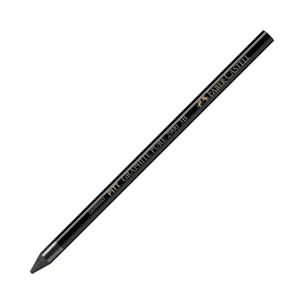 Карандаш цельнографитный PITT "Graphite Pure", 3B