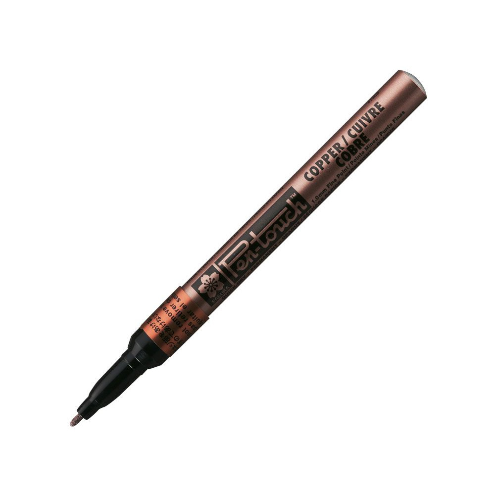 Маркер перманентный "Pen-Touch", F, медный