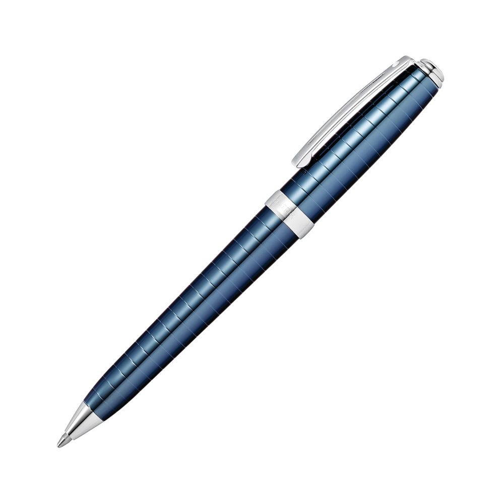 Ручка шариковая автоматическая "Sheaffer Prelude", 0.7 мм, темно-синий, серебристый, стерж. черный - 2