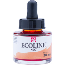 Жидкая акварель "ECOLINE", 407 охра тёмная, 30 мл