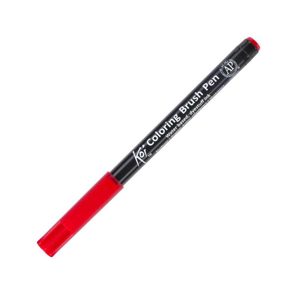 Маркер акварельный "Koi Color Brush", красный