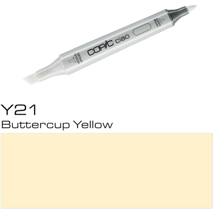 Маркер перманентный "Copic ciao", Y-21 желтый лютик