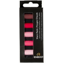 Набор мягкой пастели "Rembrandt Half Pastel", 5 цветов, теплые красные