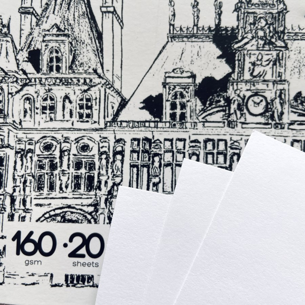 Блок бумаги для акрила, гуаши и темперы "Sketch&Art", А4, 160 г/м2, 20 листов  - 4