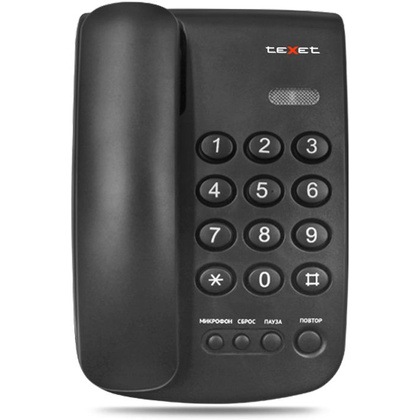 Проводной телефонный аппарат Texet TX-241, черный
