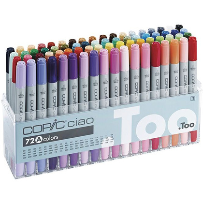 Набор маркеров перманентных "Copic ciao" А, 72 цвета