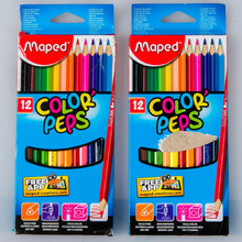 Цветные карандаши Maped "Color Peps", 12 цветов, -30%