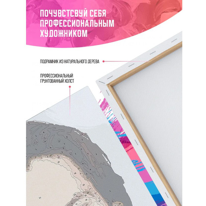 Картина по номерам "Киану Ривз" - 6