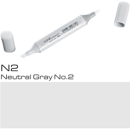 Маркер перманентный "Copic Sketch", N-2 нейтральный серый №2