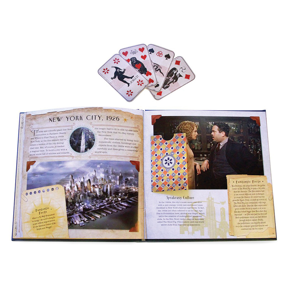 Книга на английском языке "Fantastic Beasts and Where to Find Them. Newt Scamander: A Movie Scrapbook", Illustr. - 2