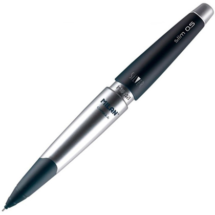 Карандаш автоматический "Capsule Slim Silver", 0.5 мм, с ластиком