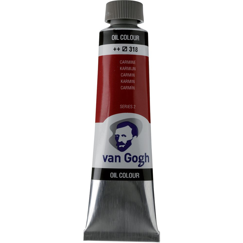 Краски масляные "Van Gogh", 318 карминовый, 40 мл, туба