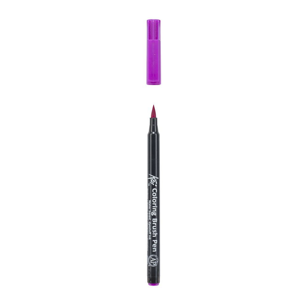 Маркер акварельный "Koi Color Brush", бордо - 3