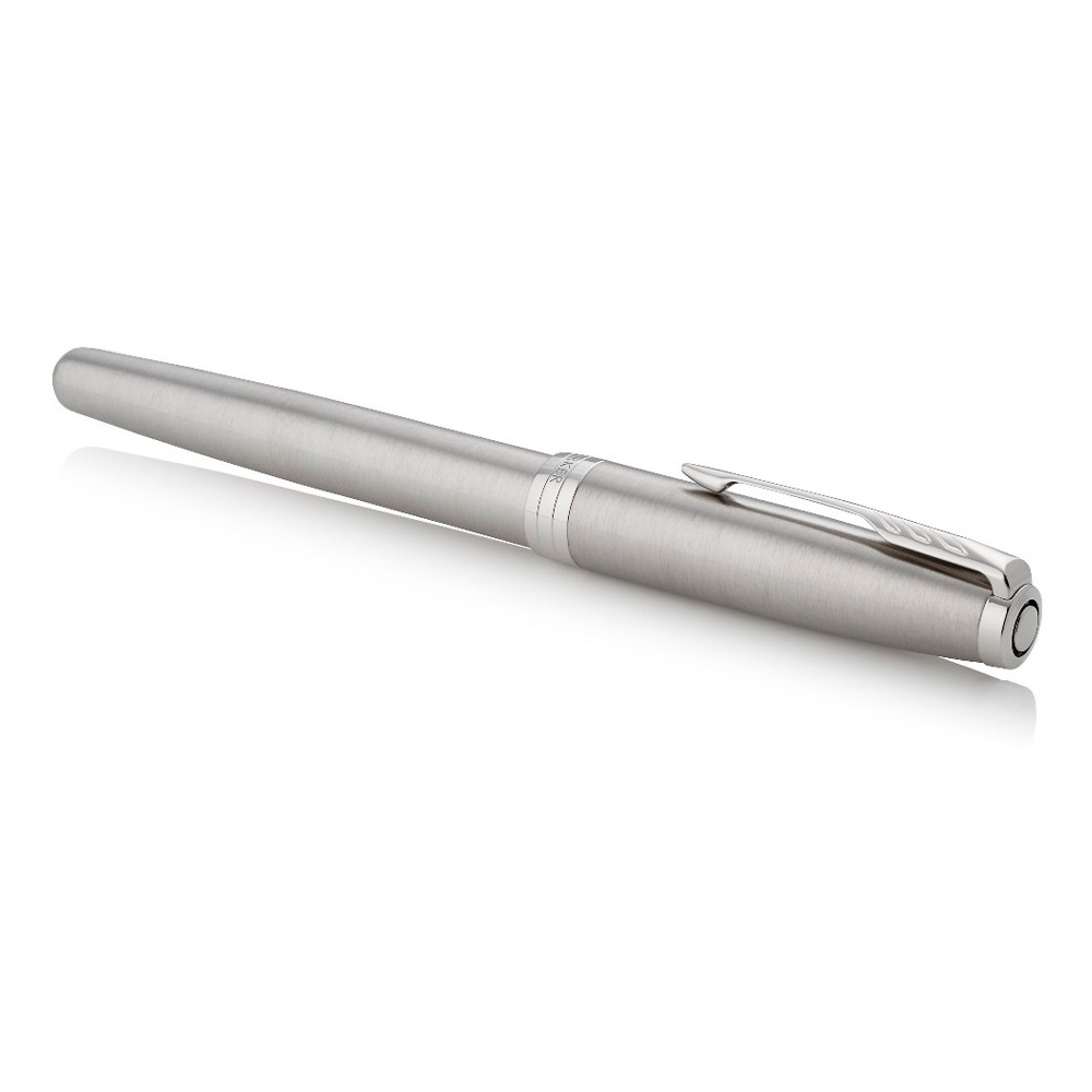 Ручка перьевая Parker "Sonnet Core Stainless Steel CT", F, серебристый, патрон черный - 2