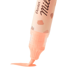 Маркер-кисть "Milky Brush", оранжевый пастельный