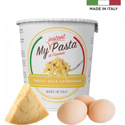 Паста фузилли "My instant pasta" карбонара, 70 г