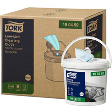 Материал нетканый безворсовый в ведре "Tork Premium", W10 (190492)