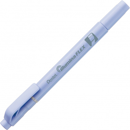 Маркер текстовый двусторонний «Pentel Illumina flex», пастельный, синий - 2