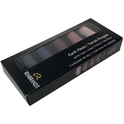 Набор мягкой пастели "Rembrandt Half Pastel", 5 цветов, красные земли - 3