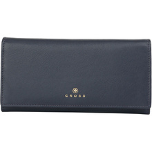 Кошелек "Monaco Navy", кожа, темно-синий