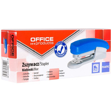 Скобосшиватель "Office Products", № 24/6, 26/6, 25 листов, синий, серый