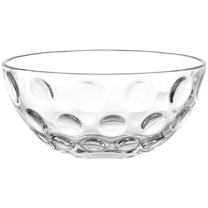 Чаша "Cucina Optic", стекло, 14 см, прозрачный